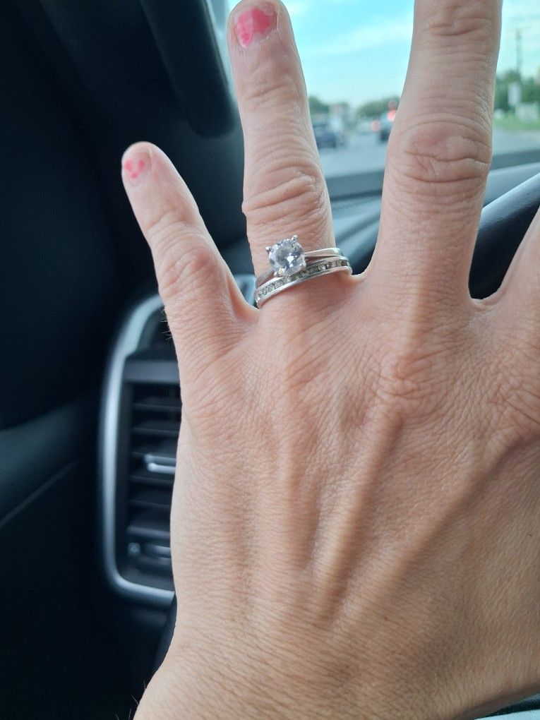 Engagement ring set 925