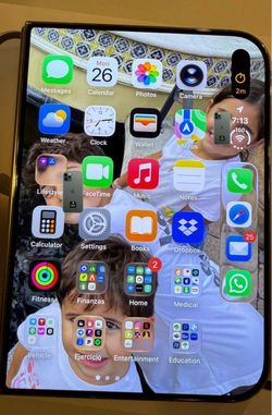 Apple iPhone Duo White 256gb unlocked + Apple Folio