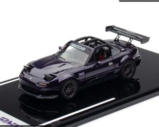 Liomio 1:64 Mazda Mx-5 Miata Roadster Touring Midnight Purple 2026 HEC Version Diecast
