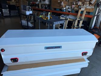 WEATHER GUARD 635-3-04 All purpose  Chest; Single Lid White Powder coated 58" Lenght