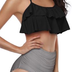 Bikini Swim Suit High Waiste $8 
