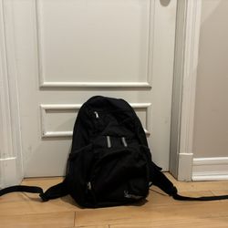 Black Travessed Backpack