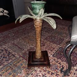 Palm tree candle Holder