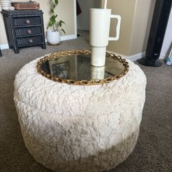 Ottoman - Fuzzy Nude Color 