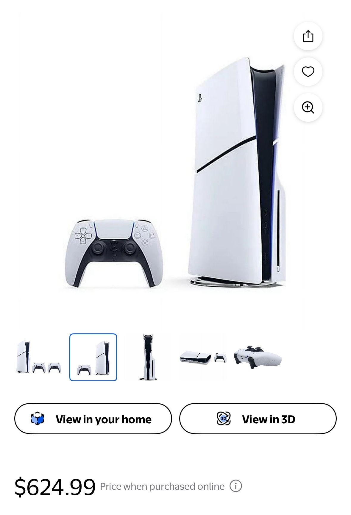 PlayStation 5 Slim Disc + Digital (PS5) Wireless SypherX Headset Included