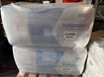 Knauf Insulation R38 Kraft Faced 24 in. x 48 in. Precut Fiberglass Insulation Batts for Floor, Attic - Sound-Reducing, USA Made (8-Bags)