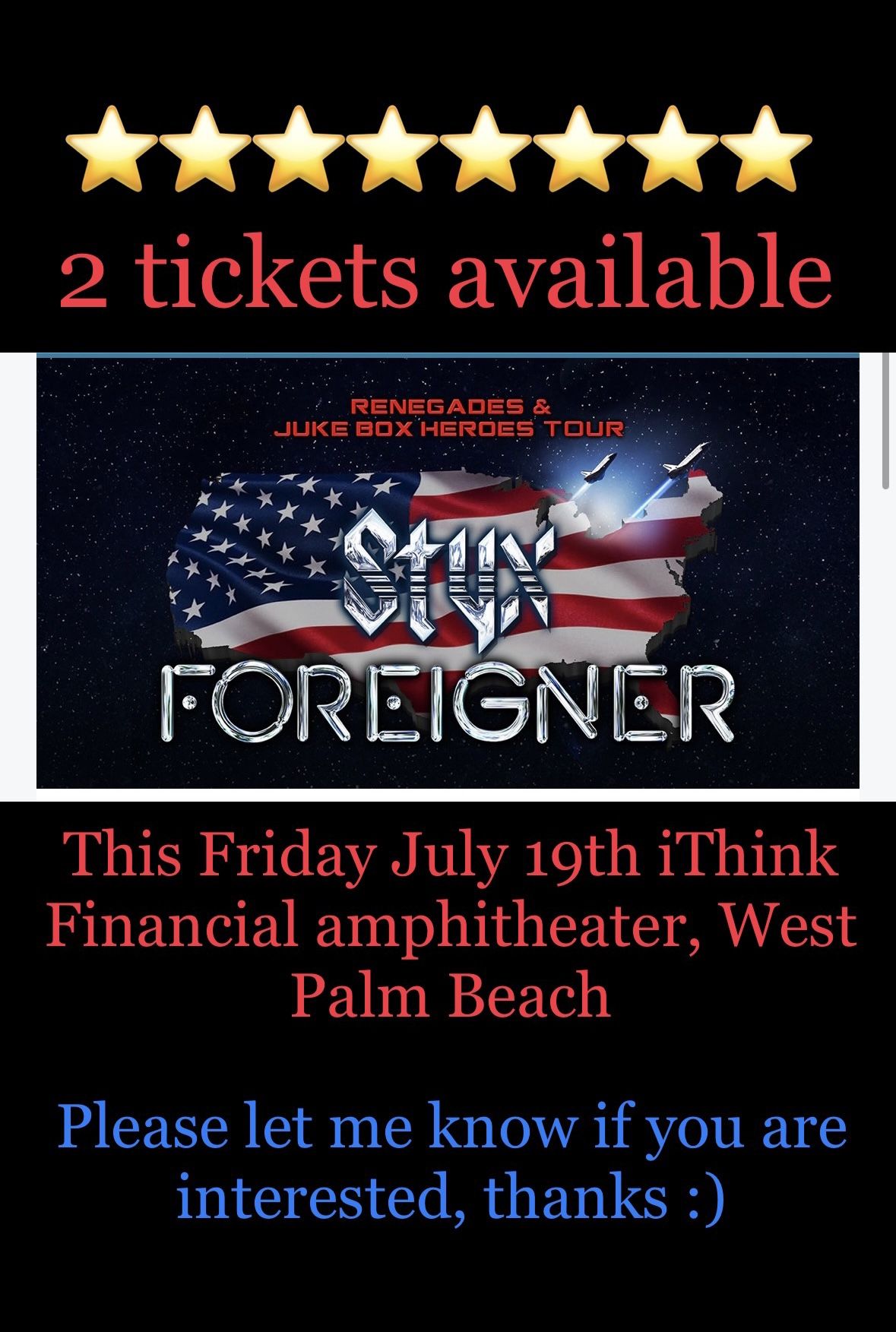 Concert Tickets
