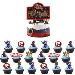 25PC Roblox Cake & Cupcake Decorating Kit 