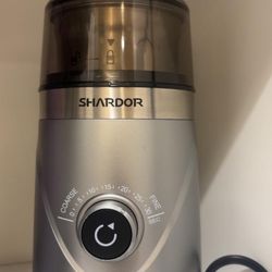 SHARDOR Electric Grinder – Adjustable Coarse to Fine, Timer Dial