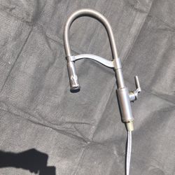 Stainless Steel One Handle Pull Down Kitchen Fawcet