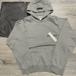 Fear of God Essentials Hoodie, Dark OAT, Size XS