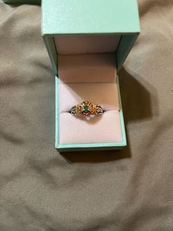Emerald Silver ring