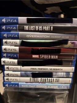 PlayStation 4 and 5 games