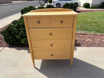 Dresser: 33”wide* 41.5”tall*18.5”deep