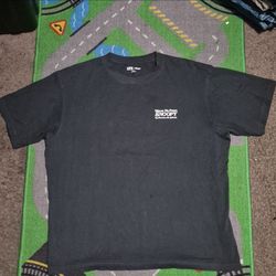 XL UNIQLO UT Peanuts Snoopy Black Graphic Print Crew Neck Short Sleeve Tee