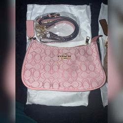 Coach Pink Signature Crossbody Bag