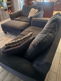 FREE Loveseat, Chair, and Ottoman