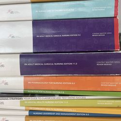 14 ATI Nursing School Books