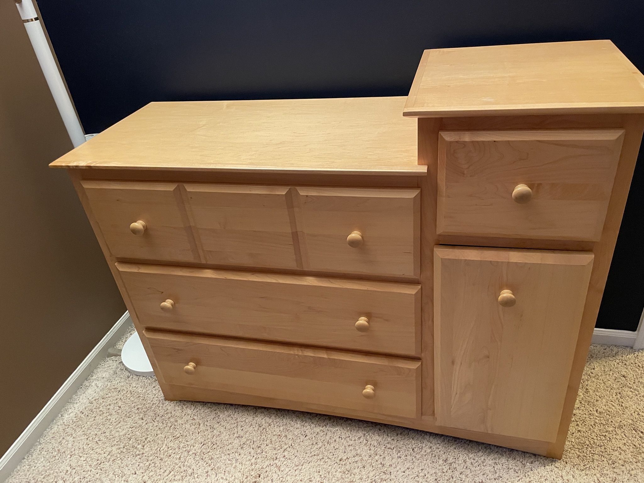 Versatile, Solid Wood Dresser/Changing Table