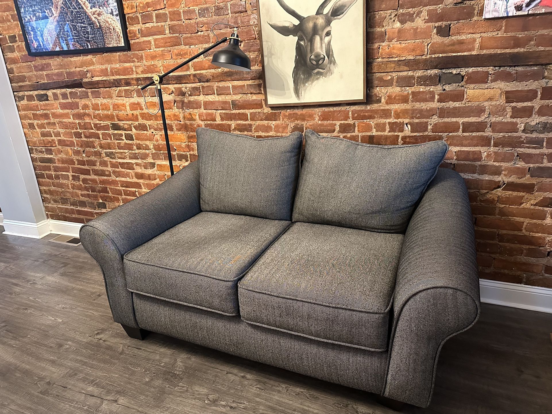 Comfortable, Like New, Gray Couch
