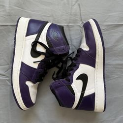 Jordan 1 High Retro Court Purple GS