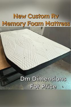 New Custom RV Memory Foam Mattress