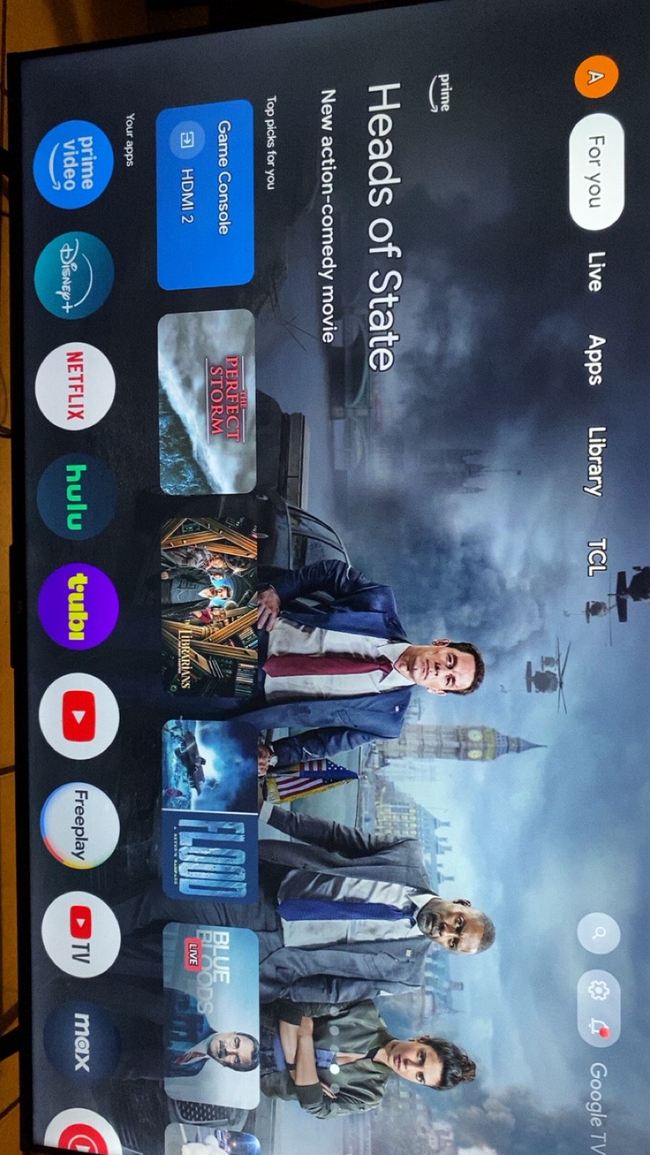TLC 55” TV With Remote