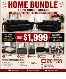 FURNISH A ONE BEDROOM APARTMENT FOR UNDER $2,000