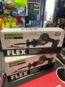 FLEX 24V Reciprocating Saw One Handed (Bare Tool) $179 EACH.