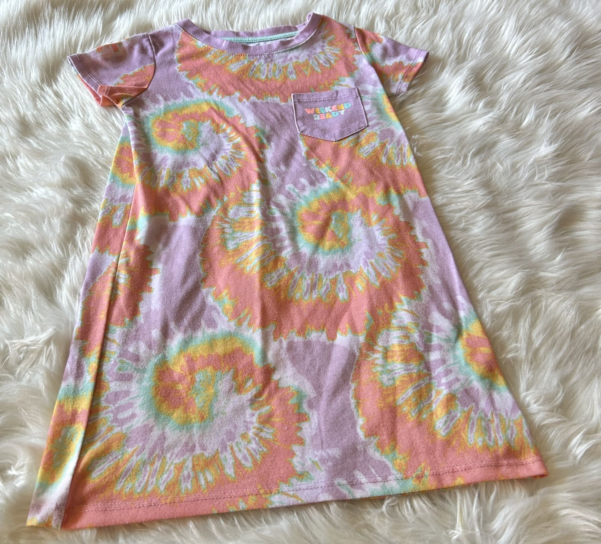 Cat & Jack Tie-Dye Girls Nightgown *Size 4/5