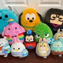 Disney Squishmallows some new with tags just $5 each or $40 for All 
