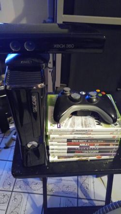 Xbox 360 + knect 9 games