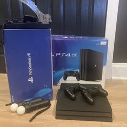 PS4 Pro 1tb with PSVR v1