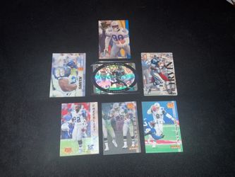 Dallas Cowboys Card Lot x7 Troy Aikman Emmitt Smith Michael Irvin 1995 Pinnacle Sport Flix Hologram Cards + All Madden Team -Dallas Cowboys Mint 