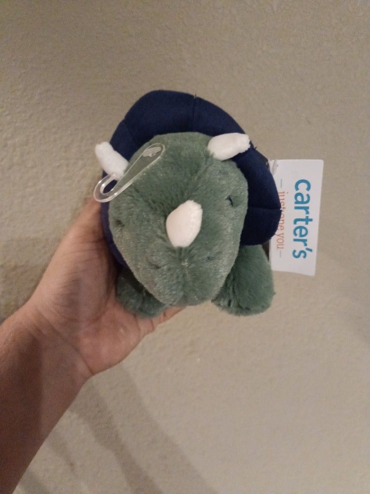 Carter's Just One You Triceratops Plush Dinosaur Soft Nwt