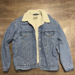 Levi’s Silver Tab Denim Sherpa jacket