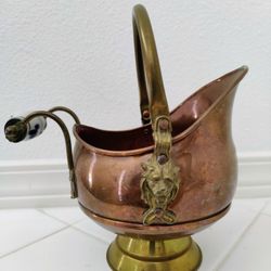 Scuttle Bucket with Porcelain Handle