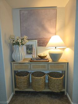 Entryway console table