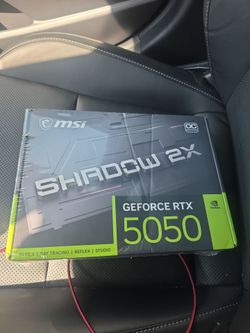MSI GeForce RTX 5050 8G SHADOW 2X OC Graphics Card, 8GB GDDR6, DPx3, HDMIx1, DLSS 4 (2 available)