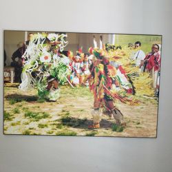 Ron Dulle Photography Pow Wow in Golden CO Art Print 24" x 16" Signed