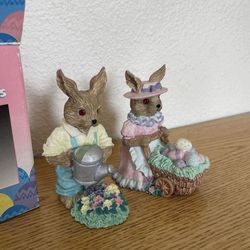 Easter Bunny Figurines
