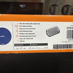 Le creuset Cast Iron Rectangular Grill