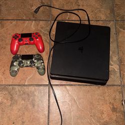 PS4 with Controllers