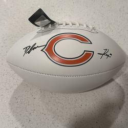 Authentic DEANDRE SWIFT & KYLE MONANGAI Signed Football JSA Certified 