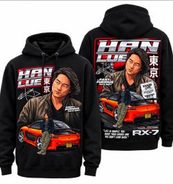 Han Lue Fast & Furious Tokyo Drift Graphic Hoodie