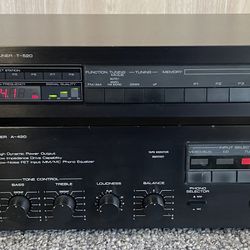 Yamaha A-420 Amplifier And T-520 Tuner Combo 