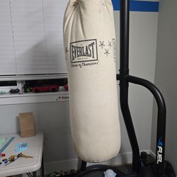 Heavy Punching Bag, Stand and Gloves(2 Pairs)