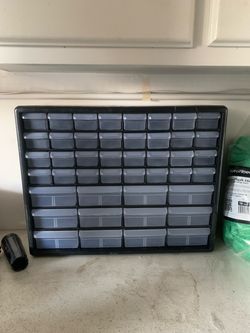 Parts organizer cabinet 44 drawers