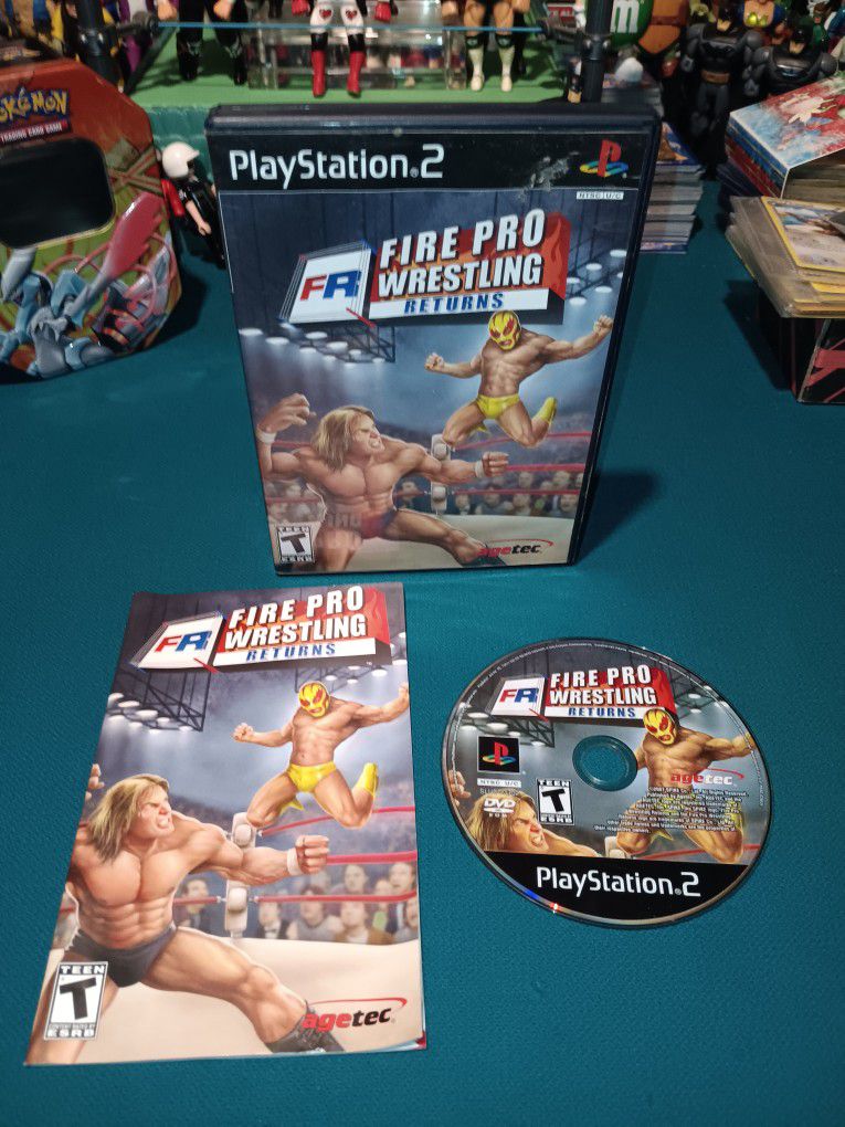 Playstation 2 Game " Fire Pro Wrestling Returns" ( 2007 )