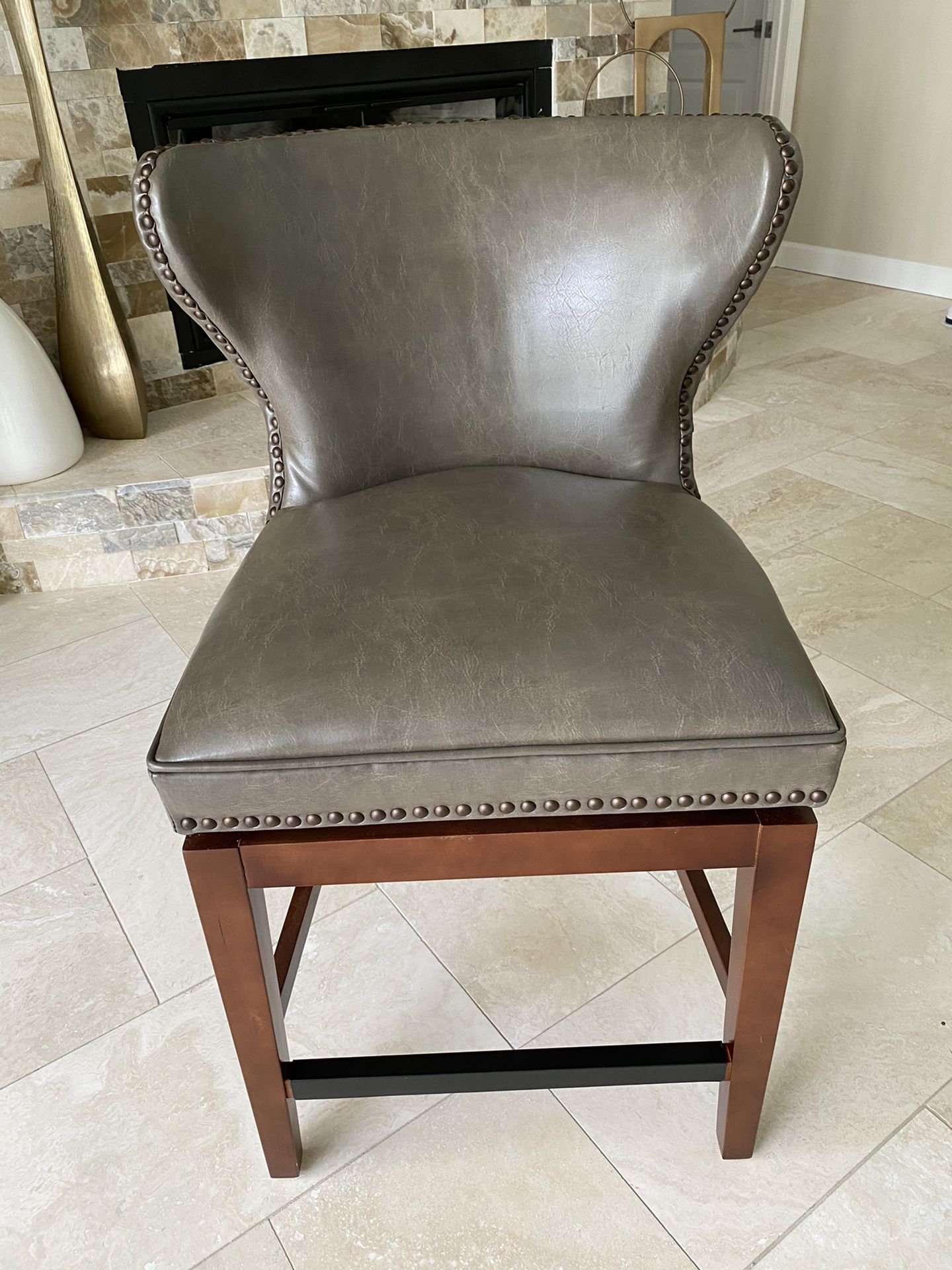 Frontgate Bar Stool with Swivel.